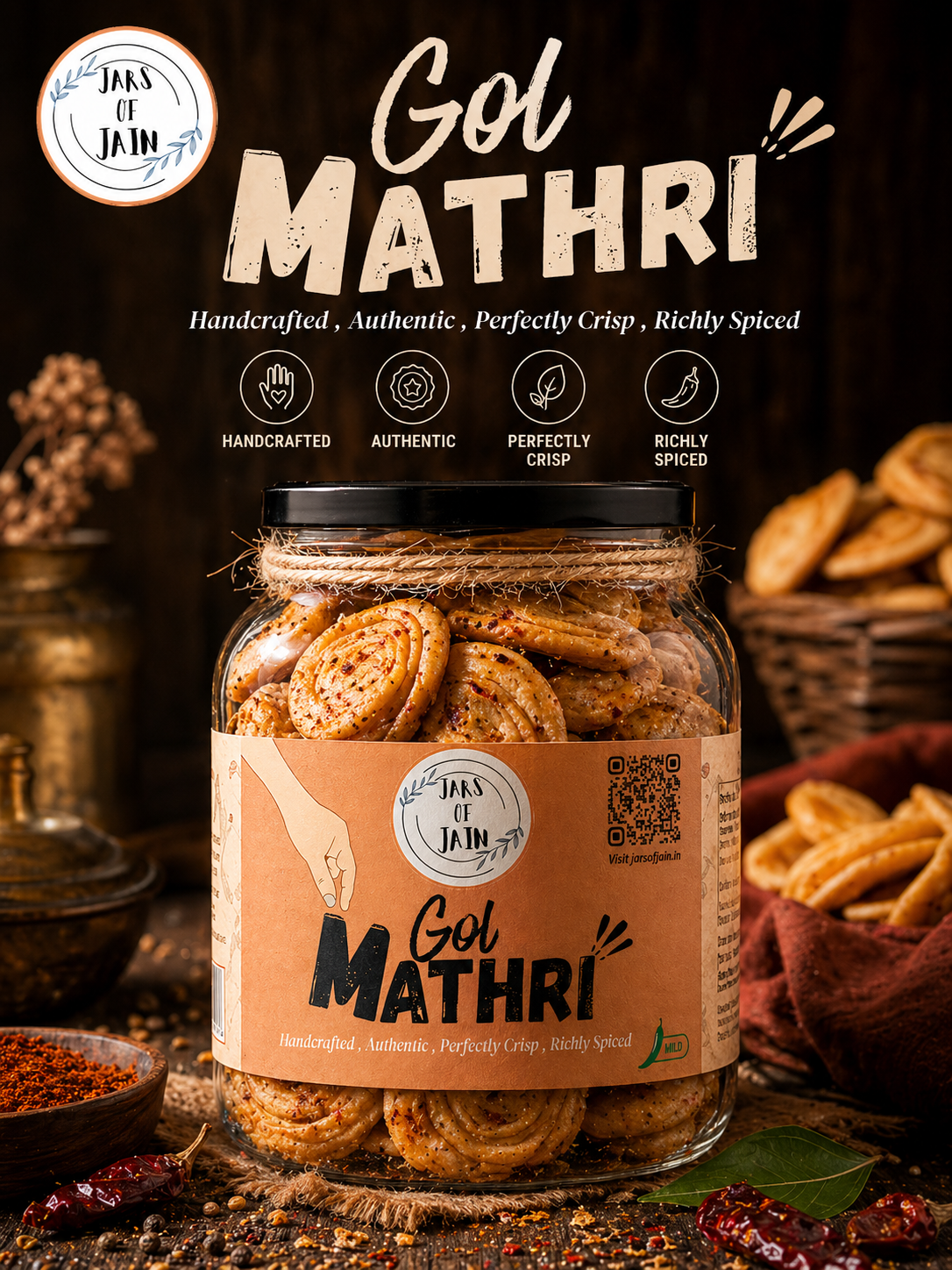 Jars of Jain products today